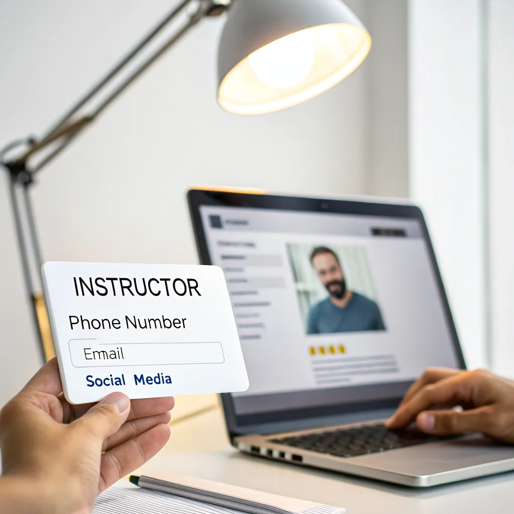 Instructor contact methods